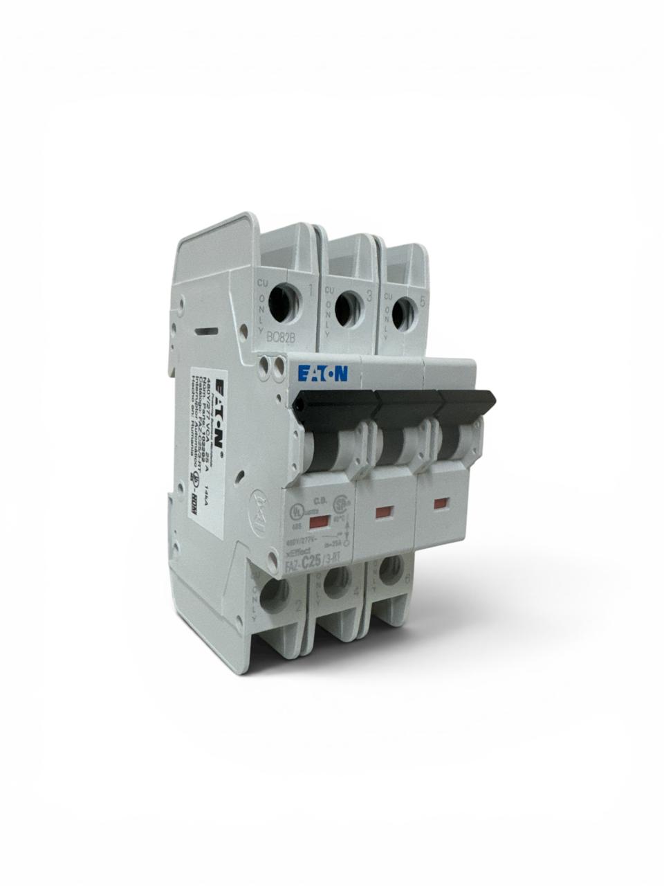 EATON FAZ-C25/3-RT – UL489 Circuit Breaker 25A 3-Pole Curve C 102292