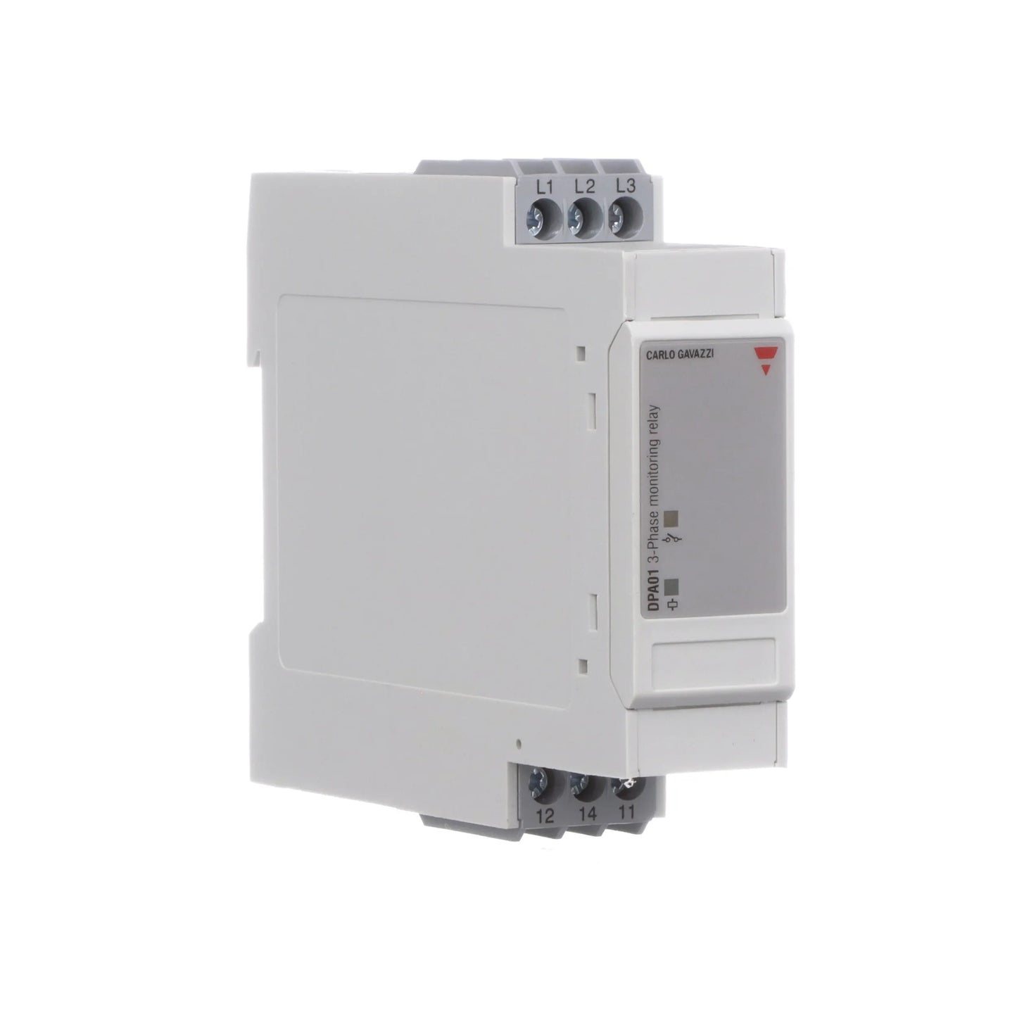 Carlo Gavazzi DPA01CM44 Phase Monitoring Relay, 3-Phase Protection, DIN Rail