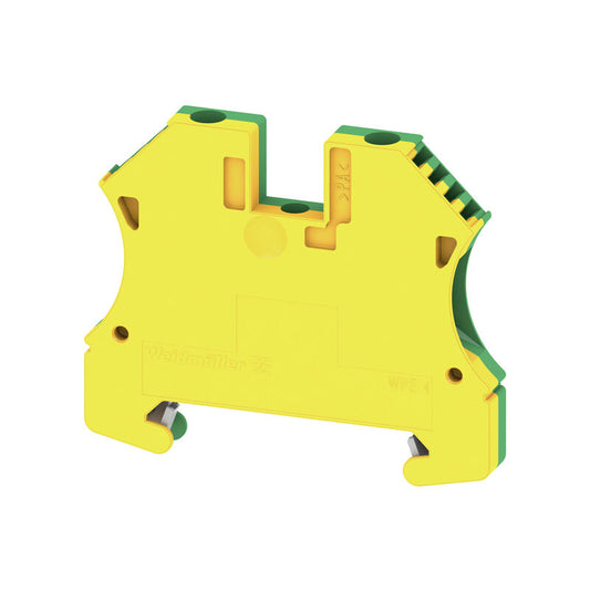 WPE 4 PE terminal Block protective earth (PE) WEIDMULLER 1010100000  Green/yellow