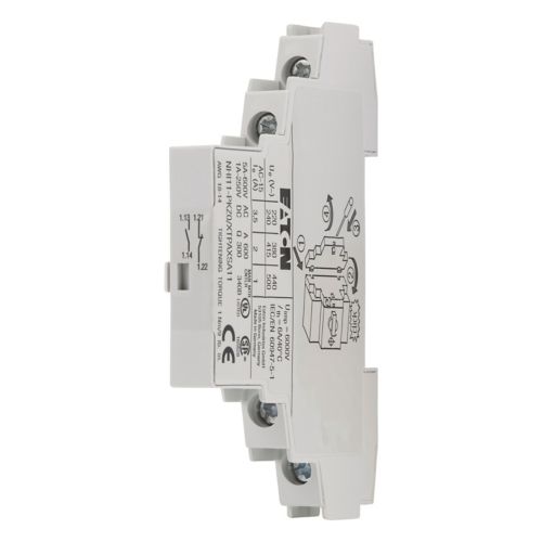 072896 NHI11-PKZ0 Standard auxiliary contact, 1 N/O, 1 NC