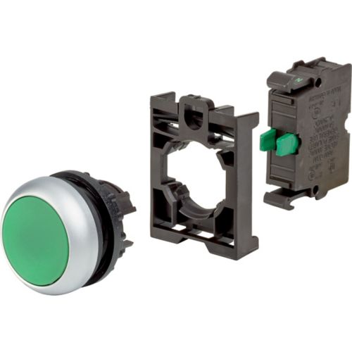 110934 M22-D-G-K10 1NO Eaton Moeller® series M22 Pushbutton, RMQ-Titan, flush, momentary, 1 NO, green
