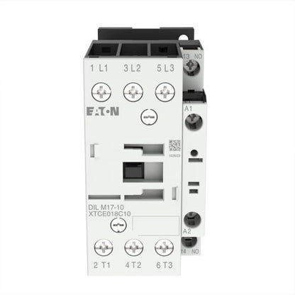 277002 DILM17-10(190V50HZ,220V60HZ) Eaton Moeller® series DILM Contactor, 3 pole, 380 V 400 V 7.5 kW, 1 N/O, 190 V 50 Hz, 220 V 60 Hz, AC operation, Screw terminals DILM17-10(190V50HZ,220V60HZ)