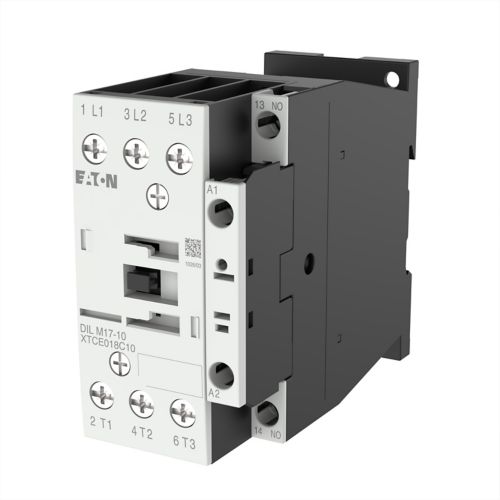 277002 DILM17-10(190V50HZ,220V60HZ) Eaton Moeller® series DILM Contactor, 3 pole, 380 V 400 V 7.5 kW, 1 N/O, 190 V 50 Hz, 220 V 60 Hz, AC operation, Screw terminals DILM17-10(190V50HZ,220V60HZ)