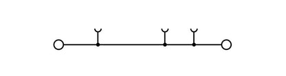 1608510000 Feed-through terminal, Tension-clamp connection, 2.5 mm², 800 V, 24 A, dark beige ZDU 2.5
