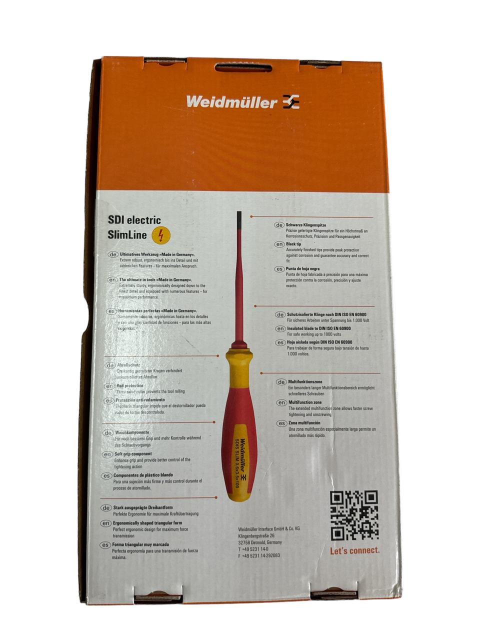 WEIDMÜLLER SDI Set S2.5-5.5/PH1/2 Insulated Screwdrivers
