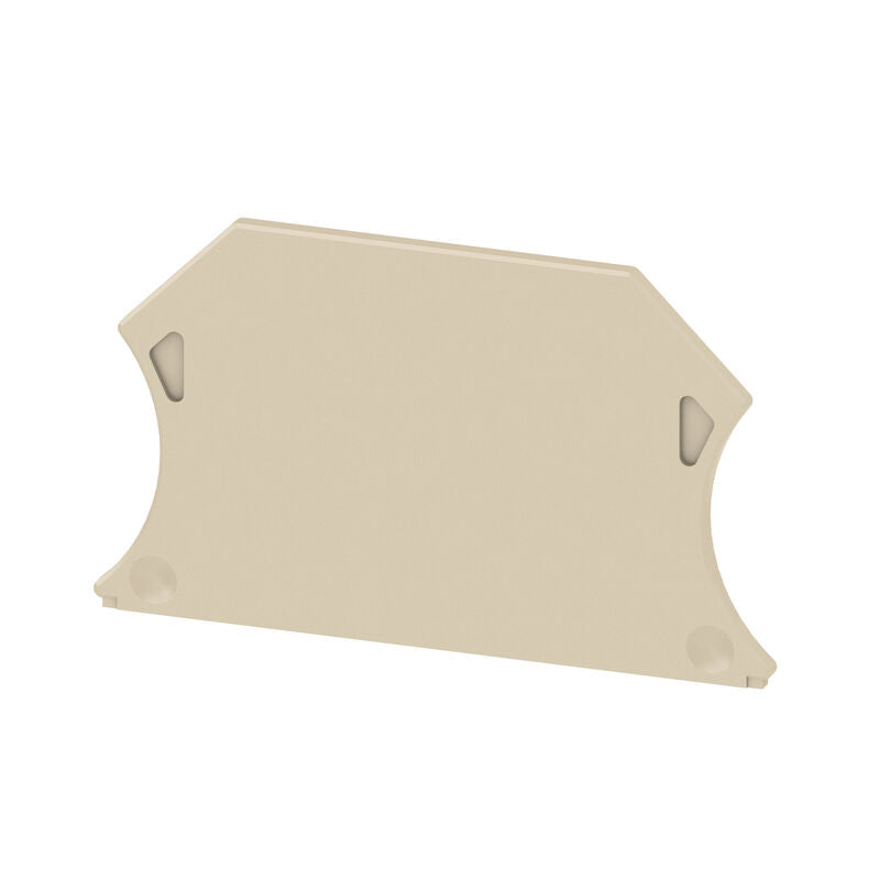 WAP 2.5-10 End plate for terminals WEIDMULLER dark beige 1050000000