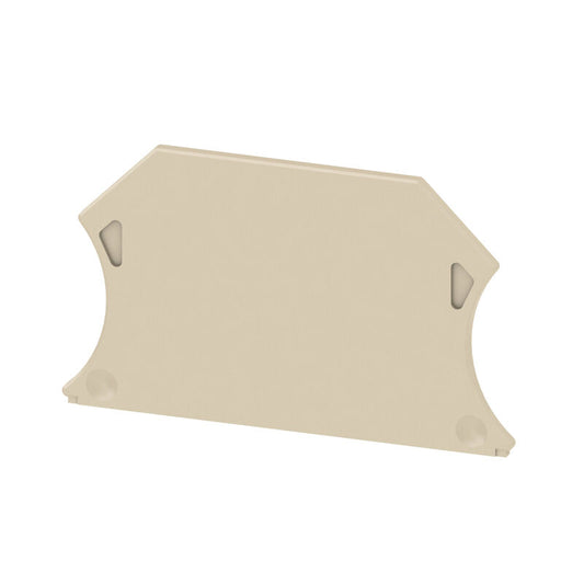 WAP 2.5-10 End plate for terminals WEIDMULLER dark beige 1050000000