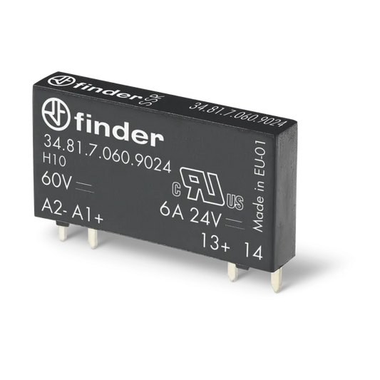 34.81.7.024.8240 Type 34.81 - Ultra-Slim solid state PCB relay (SSR)