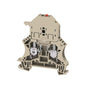 1012300000 Fuse terminal, Screw connection, dark beige, 6 mm², 6.3 A, 150 V, Number of connections: 2, Number of levels: 1, TS 35  WSI 6/LD 60-150V DC/AC