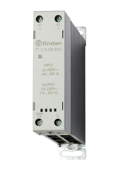 77.11.8.230.8250 MODULAR SOLID STATE RELAY SSR 15A INPUT 40-305V FINDER
