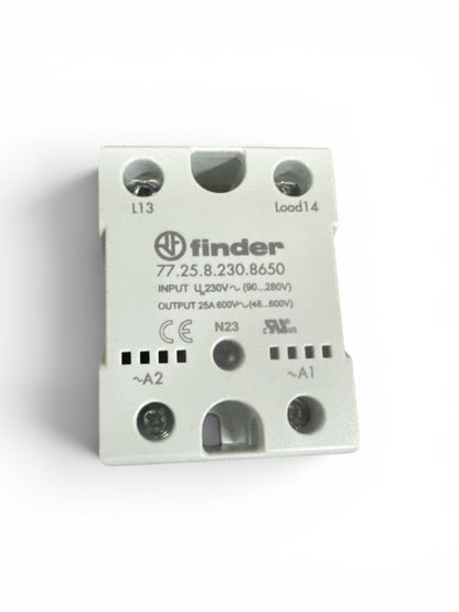 77.25.8.230.8650 FINDER SOLID STATE RELAY SSR 25A INPUT 90-280VAC