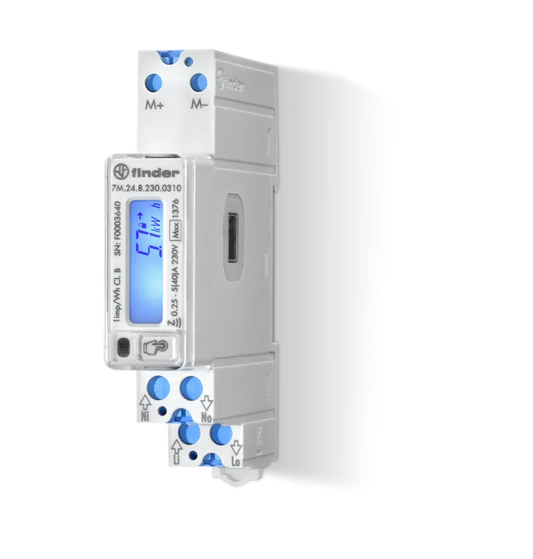 7M.24.8.230.0210 Bi-directional single-phase energy meter with LCD display