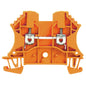 1020060000 WDU 2.5 OR Feed-through terminal block WEIDMULLER, Screw connection, orange, 2.5 mm², 24 A, 800 V, Number of connections: 2