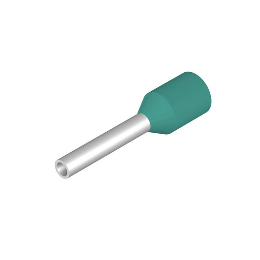 9025750000 H0,34/10 TK Wire-end ferrule, Standard, 8 mm, 6 mm, Turquoise