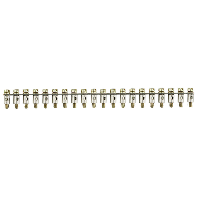 1399800000 Q 20 DLI Cross-connector (terminal), when screwed in, grey, 24 A, Number of poles: 20, Pitch in mm (P): 5.00, Insulated: No, Width: 120.9 mm