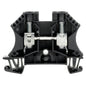 1020310000 WDU 10 SW Feed-through terminal block WEIDMULLER, Screw connection, black, 10 mm², 57 A, 1000 V, Number of connections: 2