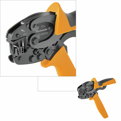 9012500000 PZ 4 Pressing tool, Crimping tool for wire-end ferrules, 0.5mm², 4mm², Trapezoidal crimp