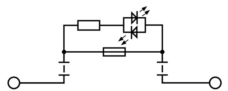 1012300000 Fuse terminal, Screw connection, dark beige, 6 mm², 6.3 A, 150 V, Number of connections: 2, Number of levels: 1, TS 35  WSI 6/LD 60-150V DC/AC