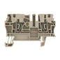 1608510000 Feed-through terminal, Tension-clamp connection, 2.5 mm², 800 V, 24 A, dark beige ZDU 2.5