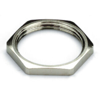 1694110000 SKMU PG16-MS SKMU MS (brass locknut), Locknut, PG 16, 3 mm, Brass, nickel-plated