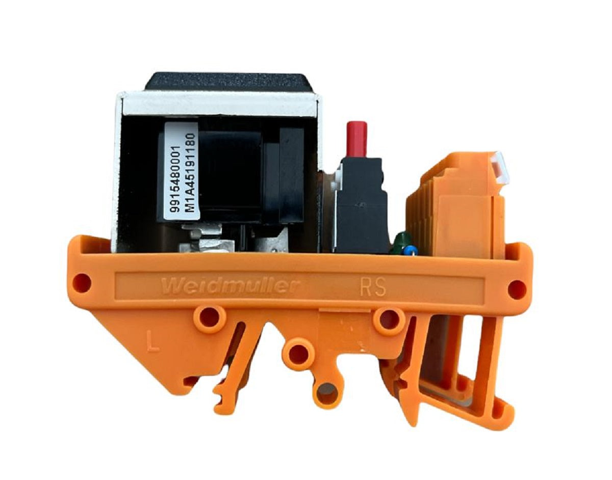 Weidmuller RS-SIMPLEX 120VAC C/B 5A OUTLET DIN-Rail Receptacle with Circuit Breaker 991548